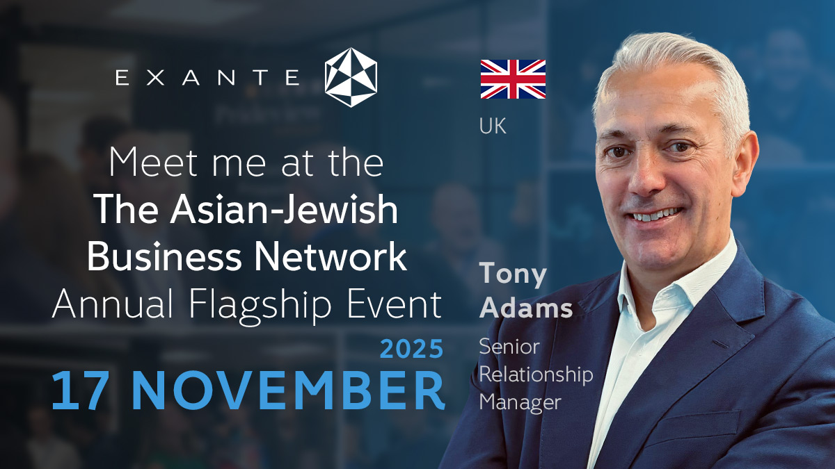 EXANTE to Attend the Asian-Jewish Business Network Annual Flagship Event in London