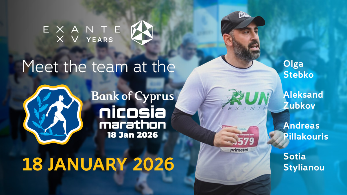 Run with EXANTE at the Bank of Cyprus Nicosia Marathon