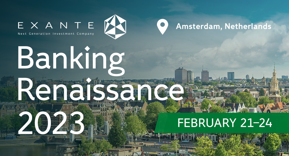 EXANTE takes part in Banking Renaissance 2023 – the largest banking conference in Europe