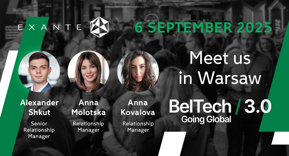 EXANTE at BelTech 3.0 in Warsaw