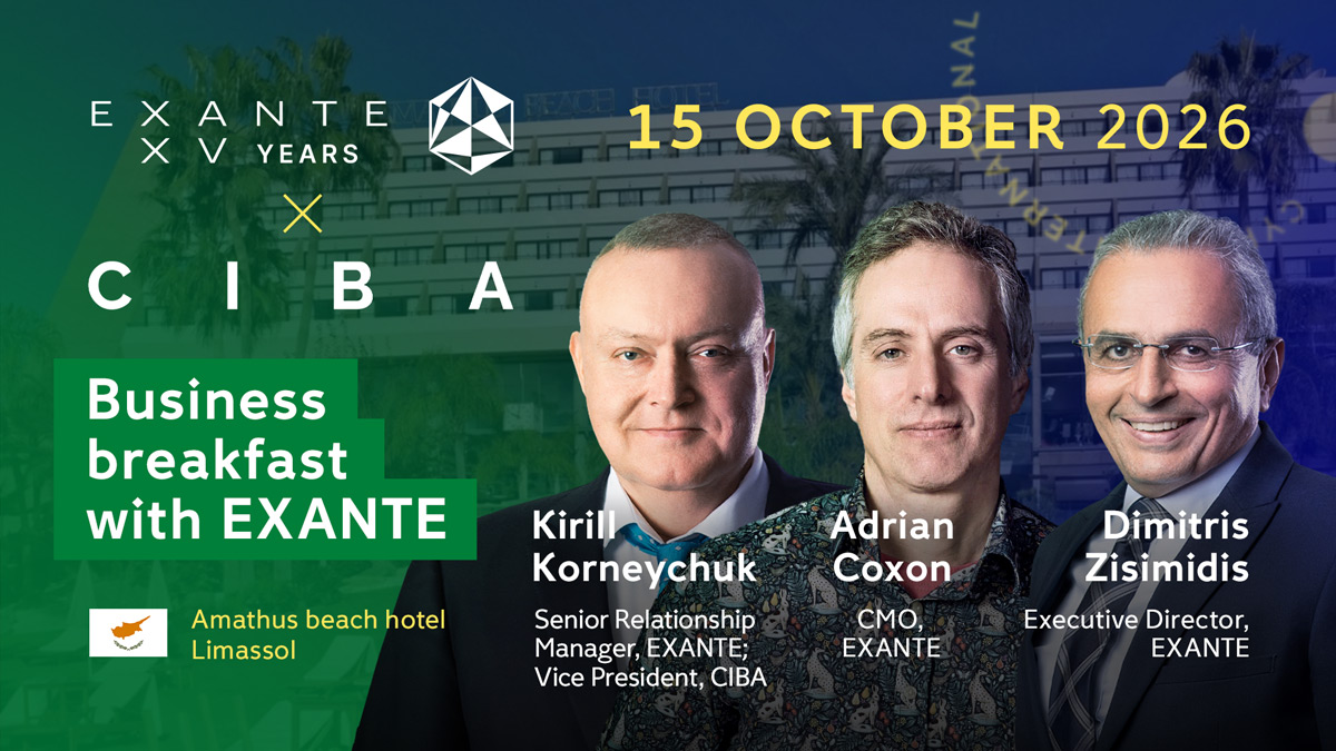 Business Breakfast by the Beach with EXANTE and CIBA in Limassol, Cyprus