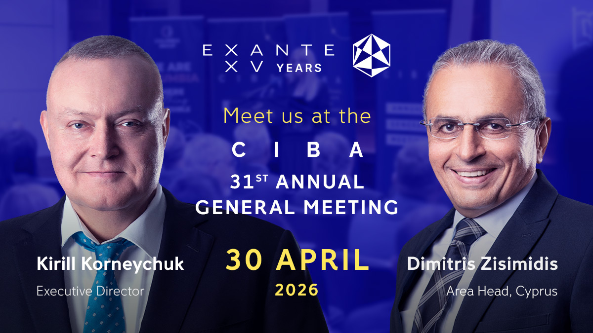 EXANTE heads to the CIBA Annual General Meeting in Limassol
