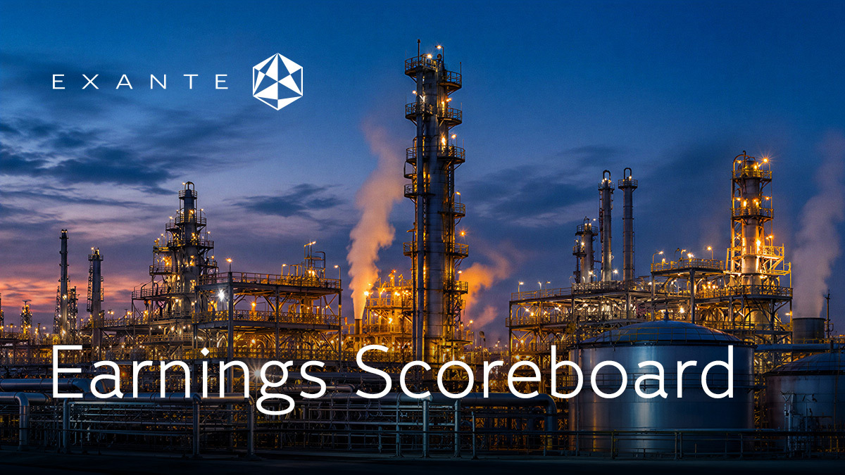 Earnings Scoreboard - Downstream and priced to prove it