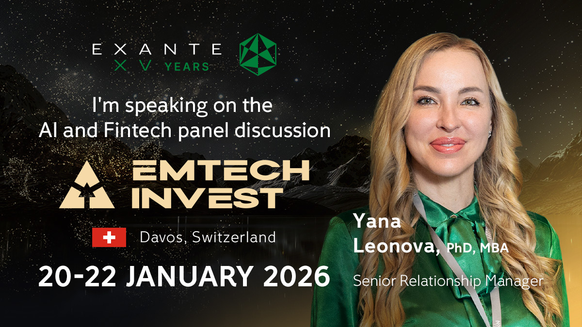 Join EXANTE in Davos at the EmTech Invest Hub
