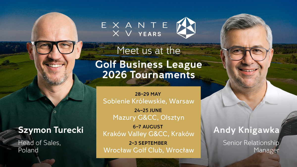 EXANTE sponsors the 2026 Polish Golf Business League series