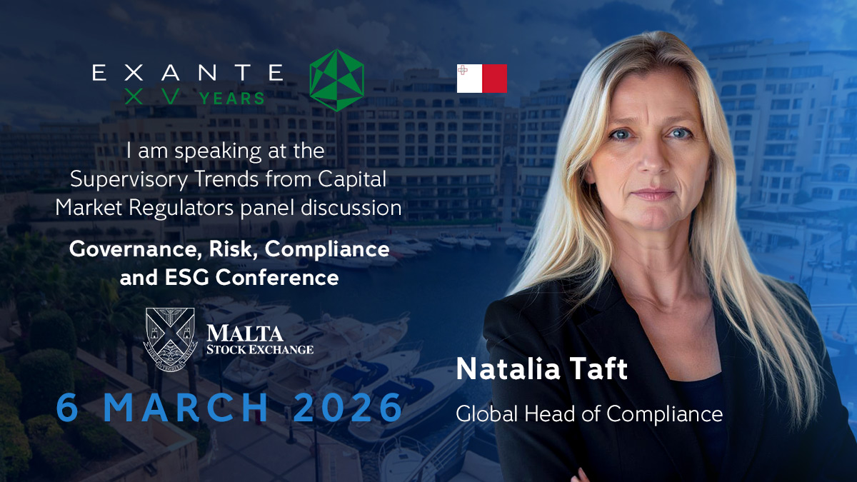 Natalia Taft takes the stage at Malta’s premier compliance forum