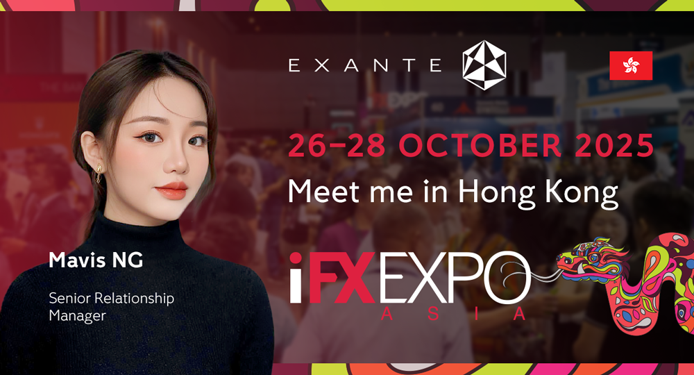 Join EXANTE at iFX EXPO Asia 2025, Oct 26-28 in Hong Kong
