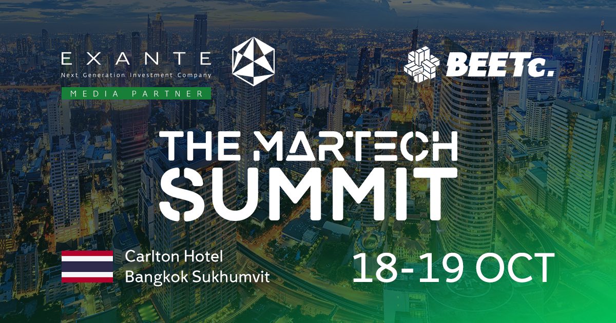 EXANTE becomes the media partner of Martech Summit Bangkok