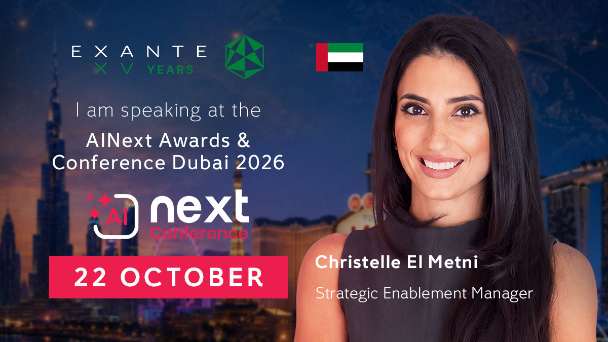 EXANTE to speak at AINext Awards & Conference Dubai 2026