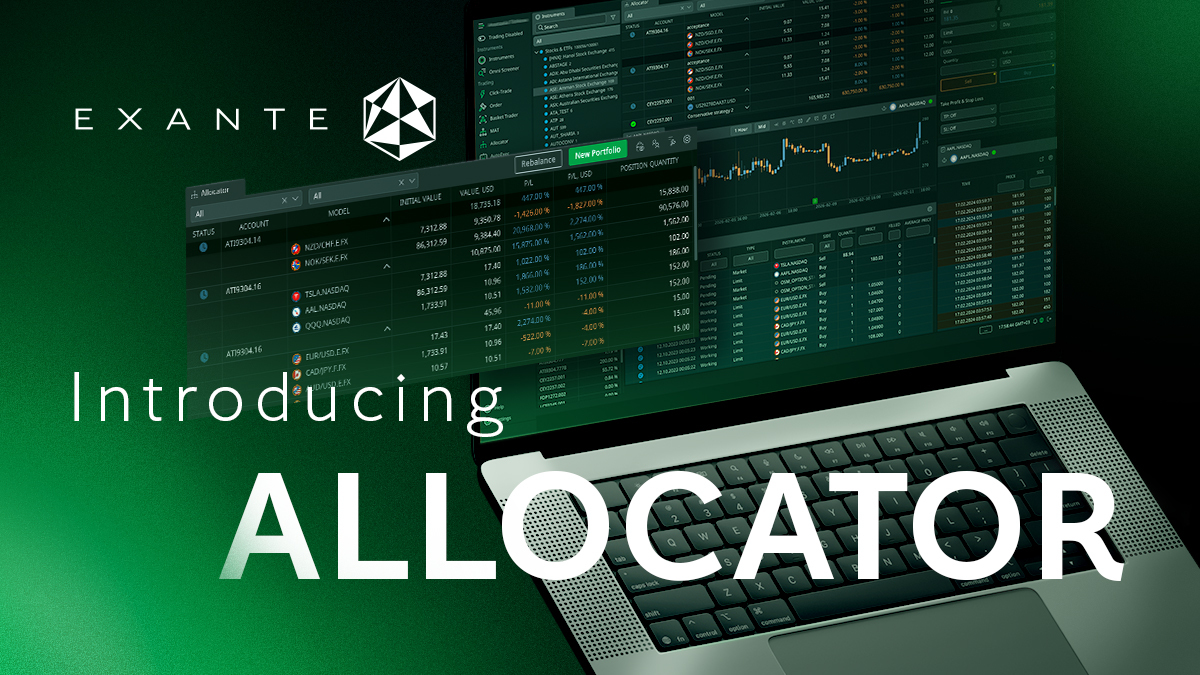All-new product launch: EXANTE Allocator
