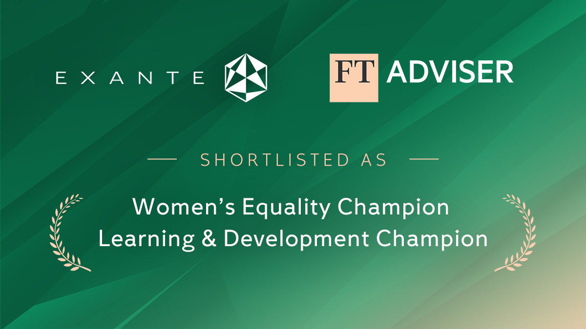 EXANTE shortlisted for two FT Adviser Workplace Excellence Awards