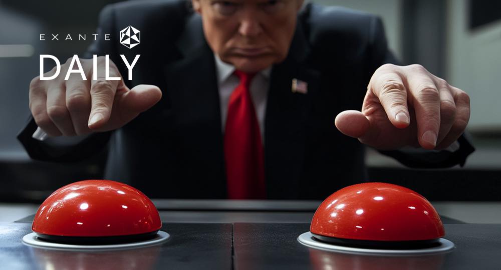 Tariffs on, risk off