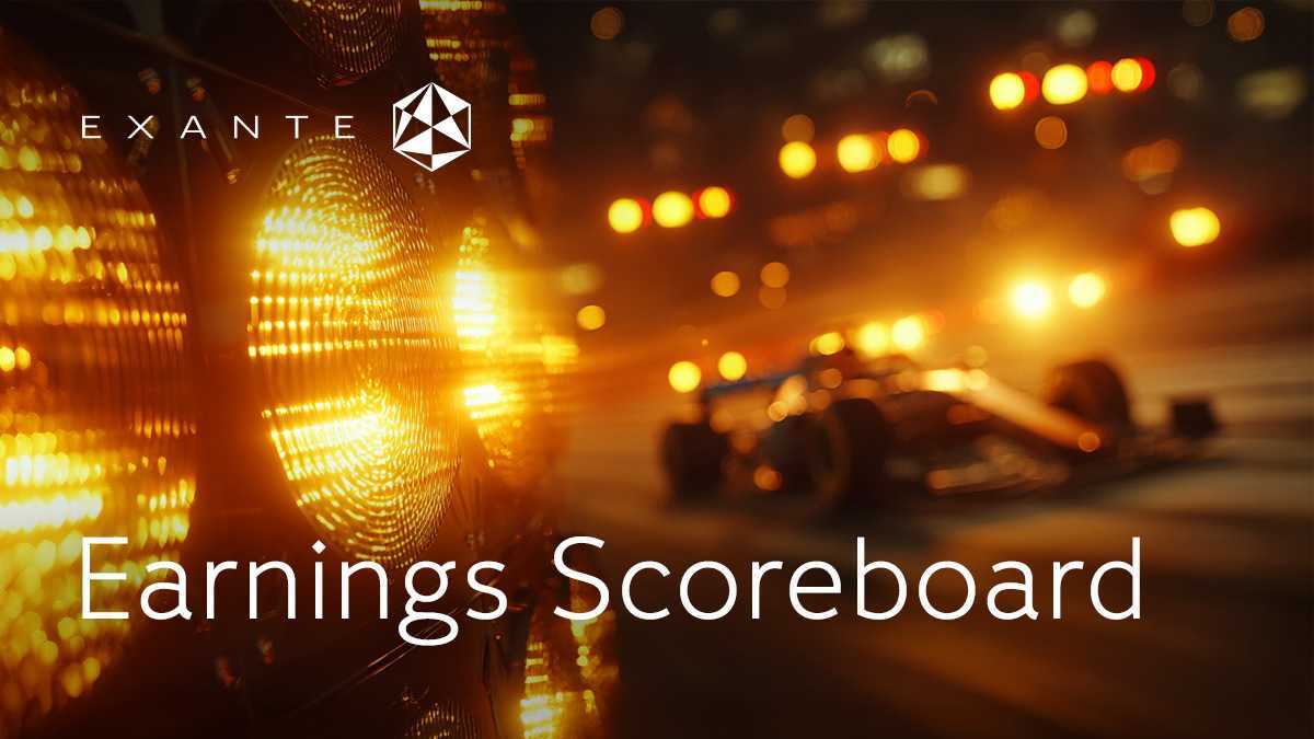 Earnings Scoreboard - Buy the expectation, sell the beat
