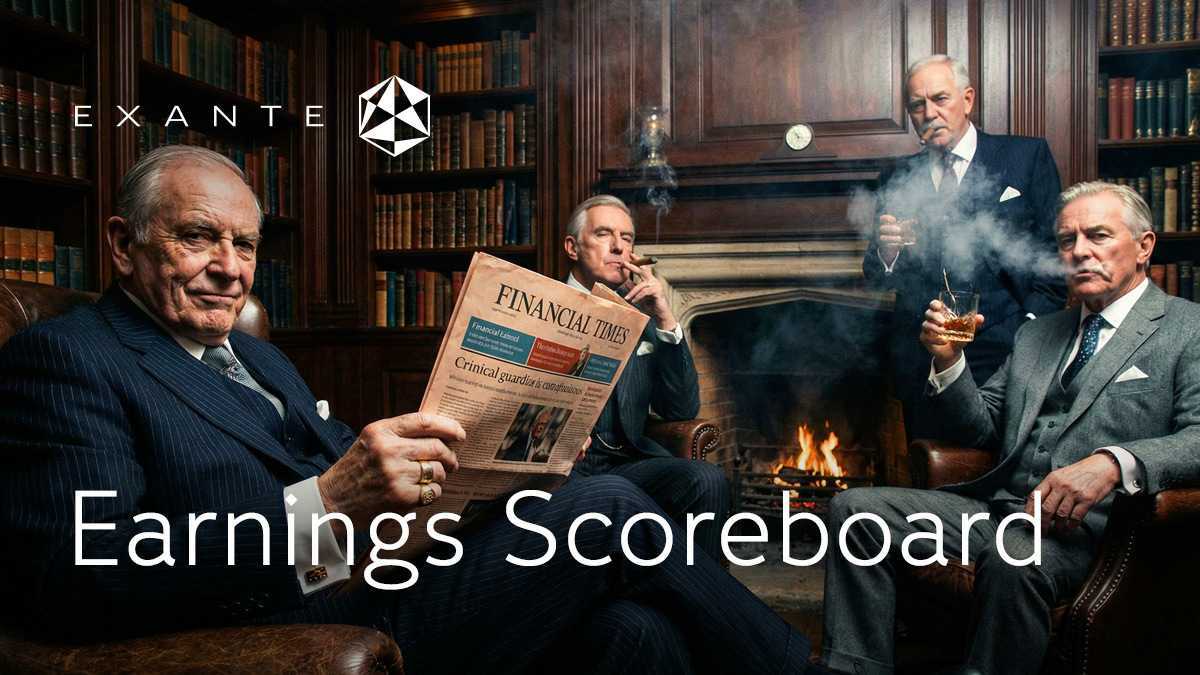 Earnings Scoreboard - Top class or just top line?